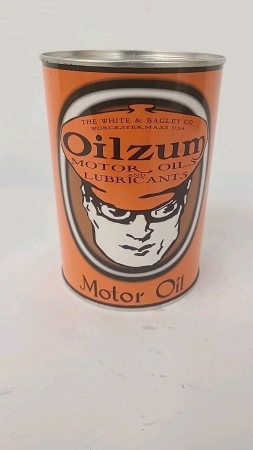 Oilzum Motor Oil Tin One US Quart Bank