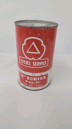 Cities Service "C'" Series Motor Oil Tin