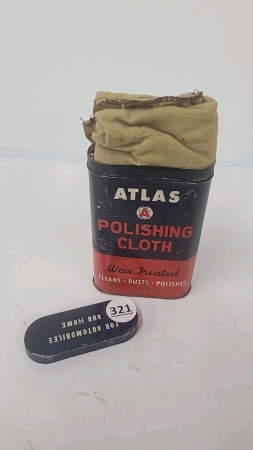 Atlas Polishing Cloth in Tin