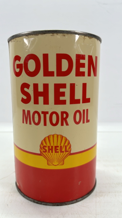 Shell Golden Motor Oil One Imperial Quart Tin