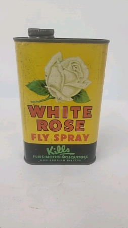 White Rose Fly Spray 16 Oz Tin