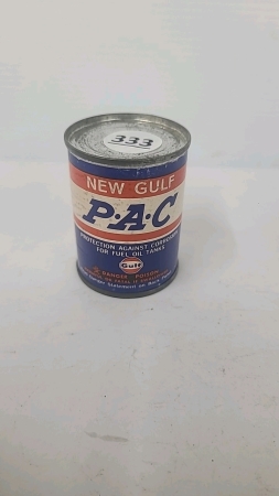 New Gulf P-A-C 4 Fl oz Tin with Paper wrap