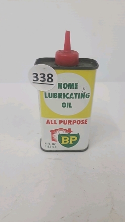 BP Home Lubricating Oil 4 oz Tin