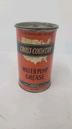 Cross Country Water Pump Grease 1lb Tin