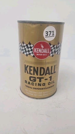 Kendall GT-1 Racing Oil One Quart Tin