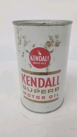 Kendall Superb Motor Oil One Imperial quart Tin