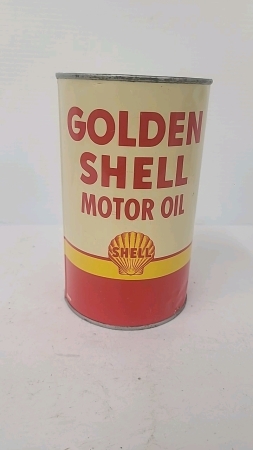 Shell Golden Shell Motor Oil 1 Imperial quart Tin