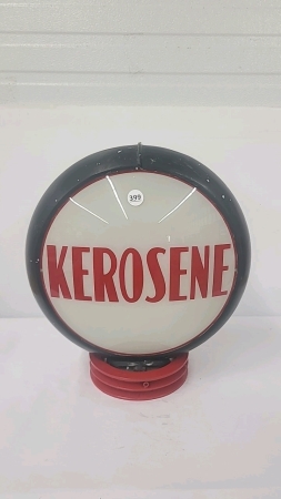 Kerosene Pump Globe on Homemade Stand