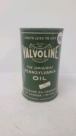 Valvoline Oil One Quart Tin