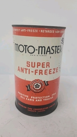 Moto-Master Super Anti-Freeze One Quart Tin