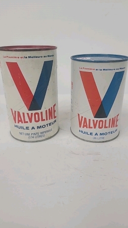 (2) Vavolene Cardboard Containers