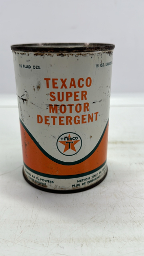 Texaco Super Motor Detergent 15 Fluid oz Tin