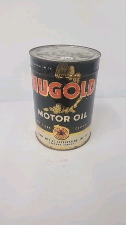 Nugold Motor Oil One Imperial Gallon Tin