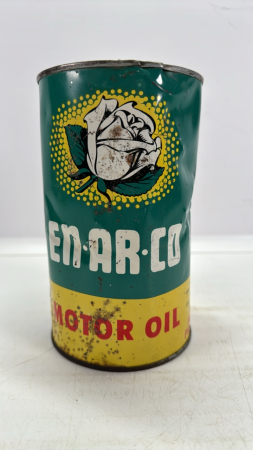 En-Ar-Co Motor Oil One Imperial Quart Tin