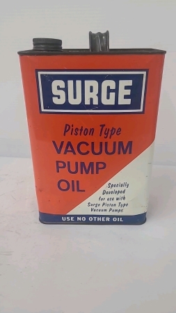 Surge Vaccum Pump Oil 128 Fl OZ Tin