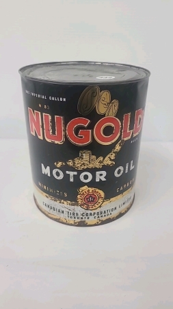 Nugold Motor Oil One Gallon Tin