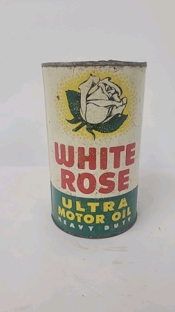 White Rose Ultra Motor Oil One Imperial Quart Tin