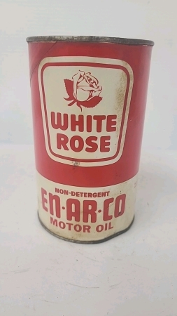 White Rose En-Ar-Co Motor Oil One Quart Cardboard