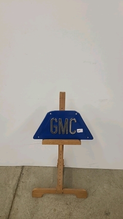 GMC Metal Sign with raised letters