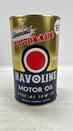 Havoline Motor Oil Imperial Quart Tin