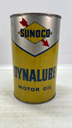 Sunoco Dynalube Motor Oil Tin One Quart