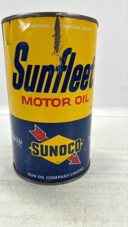 Sunoco Sunfleet Motor Oil One Quart Tin