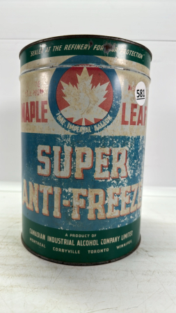 Maple Leaf Super Anti-Freeze One Gallon Tin