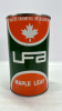 United Farms of Alberta Maple Leaf Tin