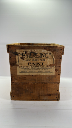 Canadian Oil Company Wooden Crate