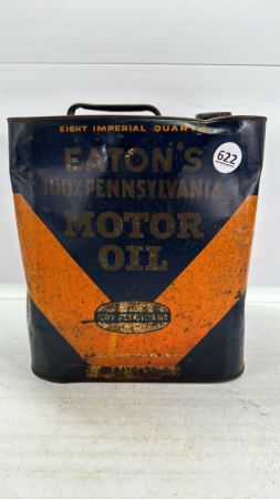 Eaton's Motor Oil 8 Imperial Quart Tin