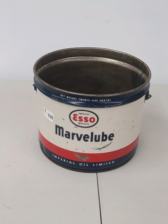 Esso Marvelube Metal Pail