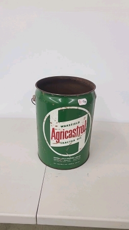 Wakefield Agricastrol Tractor Oil Pail