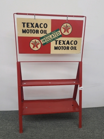 Texaco Motor Oil Island Double Sided Stand