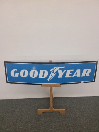 Goodyear Double Sided Metal Sign