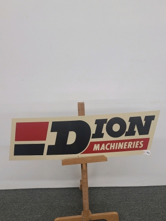 Dion Machineries Tin Sign