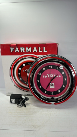 McCormick Farmall Double Neon Clock