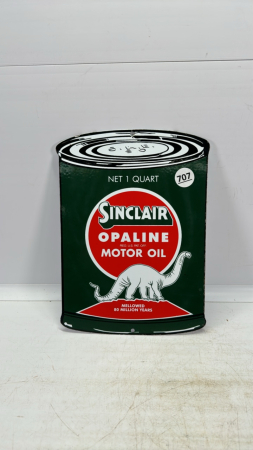 Sinclair Opaline Motor Oil Enameled Sign