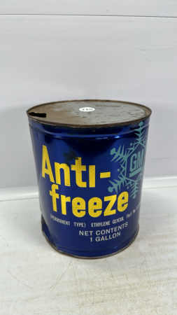 GM Anti-Freeze One Gallon Tin