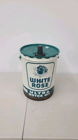 White Rose Motor Oil 5 Gallon Pail