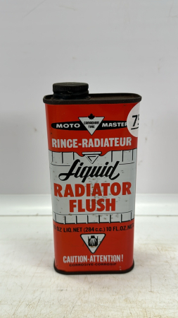 Moto-Master Liquid Radiator Flush Tin