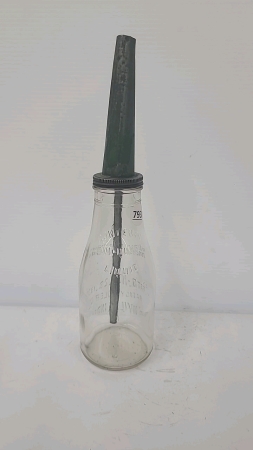 Handy Oiler Co. One Quart Oil Bottle with Spout