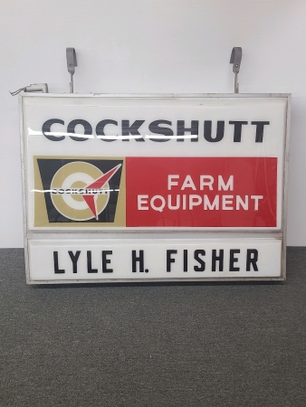 Cockshutt Farm Equipment Lyle H. Fisher Sign