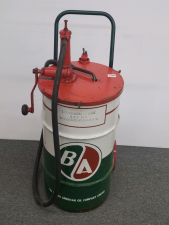 BA Oil Can with Pump & Cart