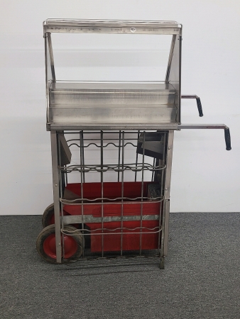 Service Station Double Sided Portable Oil Can Rack