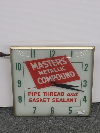 Masters Metallic Compound Electric Clock- Works