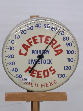 Cafetteria Round Thermometer