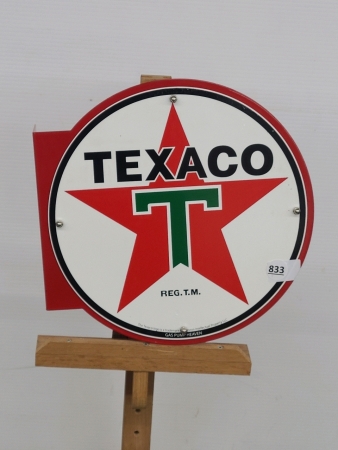 Repro Texaco Flanged Sign
