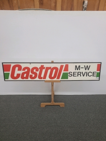 Castrol M-W Service Plastic Sign