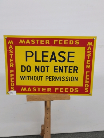 Masterfeeds Tin Sign