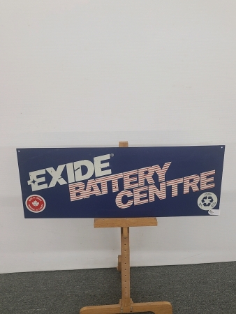 Exide Battery Centre Plastic Sign